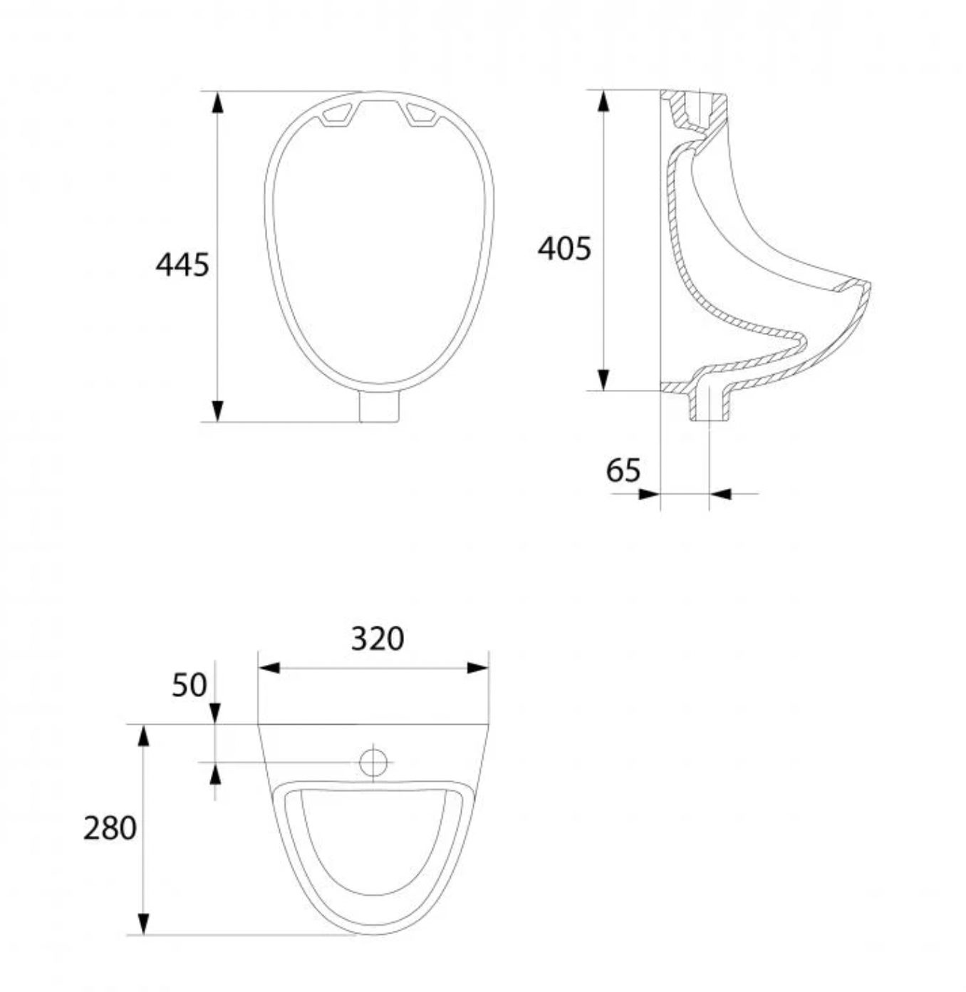 Пісуар Cersanit President P101 2