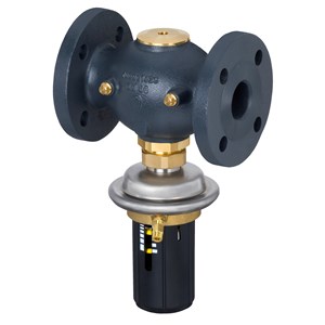 Регулятор перепаду тиску AVP, PN25 бар,d=15, Tmax=150 °C,фланці для монтажу на подавальному тробопр. 1