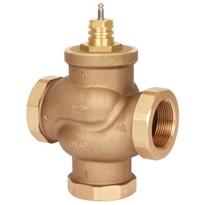 Сідельний регулюючий 3-ходовий клапан VRB3 Ду15, kvs = 1 м3 / ч 1