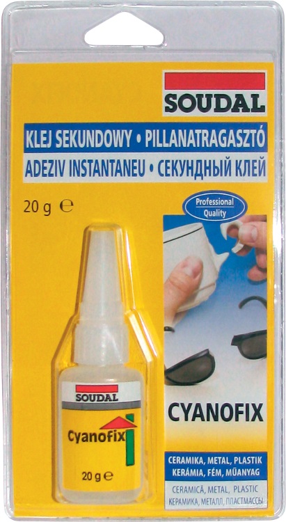 Секундный клей CYANOFIX 84А, 20гр 1