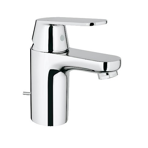 Змішувач  Grohe Eurosmart Cosmopolitan для умивальника S-Size з донним клапаном 1