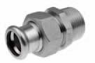 Соединитель, Inox, разъемный, D=42 мм x 1.1/2