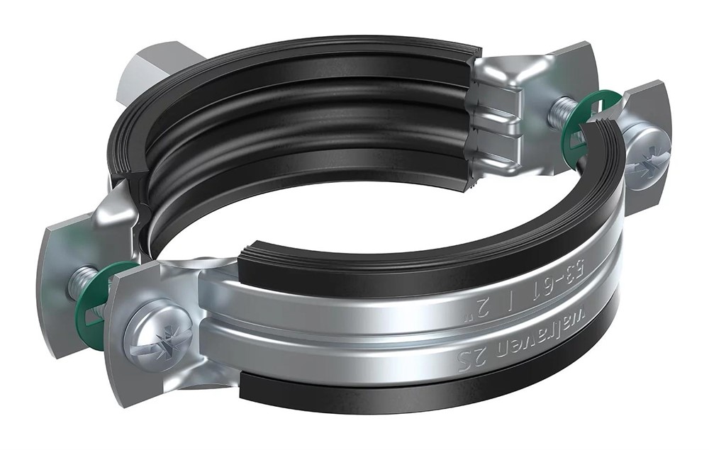 2S Хомут с резинов. изоляц. 15-19мм М8 1