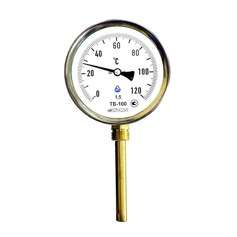 Термометр біметалічний ТБ-100-100 0+120°C кл.т.1,5 радіальний 1