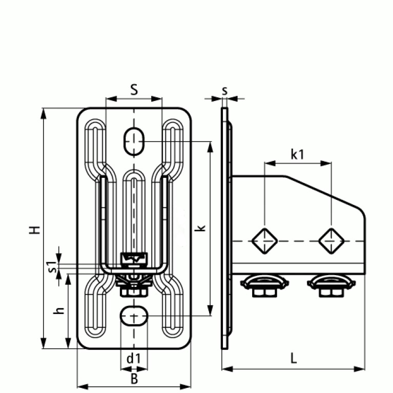Держатель стеновой Walraven BIS RapidStrut G2 BUP1000 90 мм 3