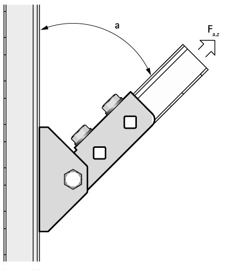 Держатель стеновой шарнирный Walraven BIS RapidStrut BUP1000 41x41 мм 2