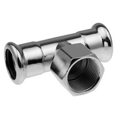 Трійник KAN-therm Steel 28x28x28 мм 1 Трійник KAN-therm Steel 28x28x28 мм 1