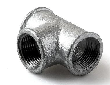  Трійник чавунний оцинкований 4