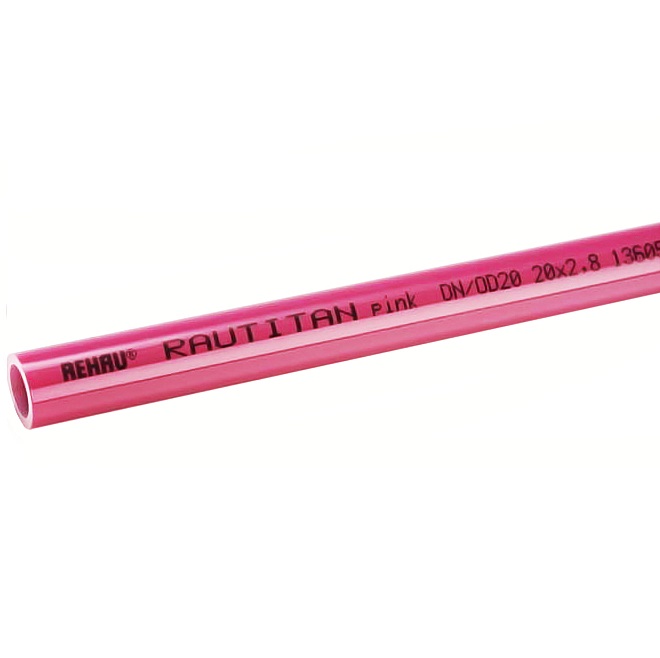 Труба RAUTITAN pink PE-Xa, D=20x2,8 мм 1