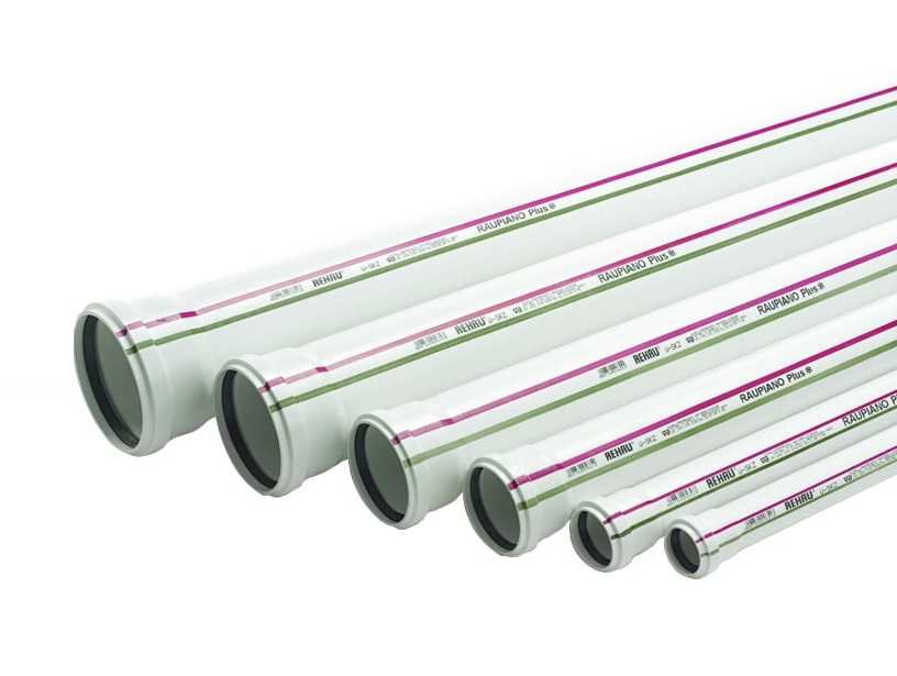 Труба ПВХ РЕХАУ, напорная, PN10, D=160x6,2 мм, L=6 м 1