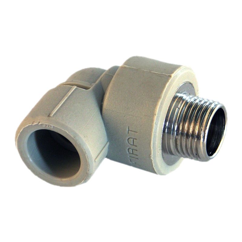 Куточок, 90°, PP-R, D = 20 мм x 3/4