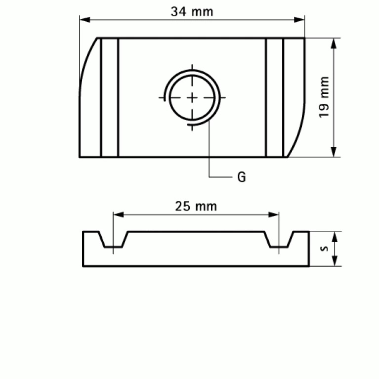 Гайка быстрого монтажа без пружины zp M10 (6517010) 2