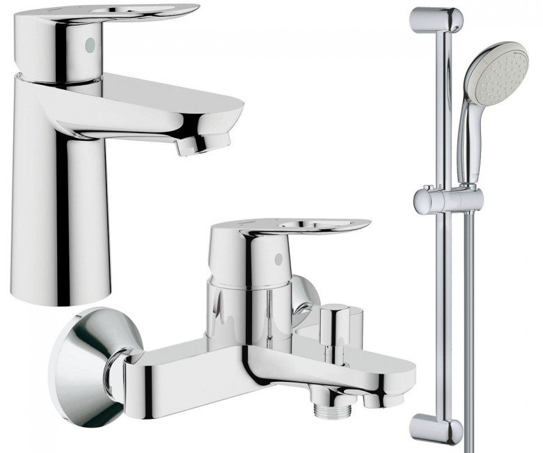 Комплект смесителей 3 в 1 Grohe BauLoop для ванны  4