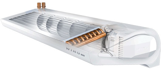 Повітряна завіса з водяним нагрівачем WING W100 EC 2