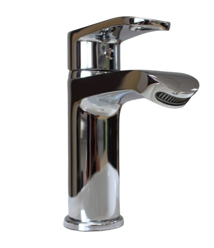 Смеситель для умывальника Kroner Flow хромированный 1 Смеситель для умывальника Kroner Flow хромированный 1