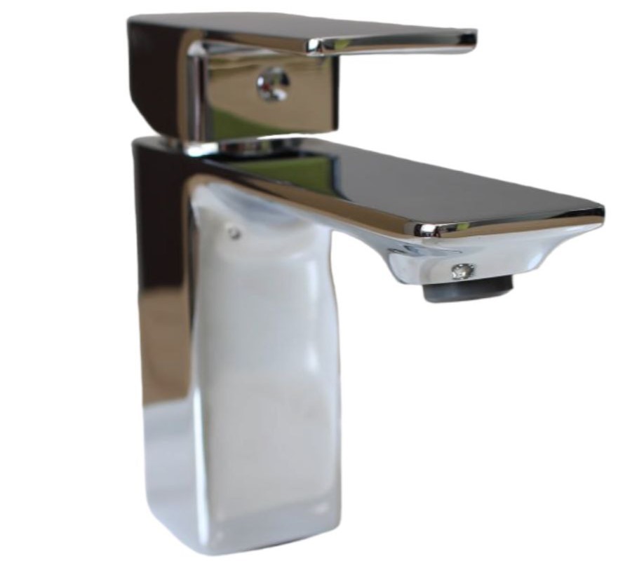 Смеситель для умывальника Kroner Vibe хромированный 1 Смеситель для умывальника Kroner Vibe хромированный 1