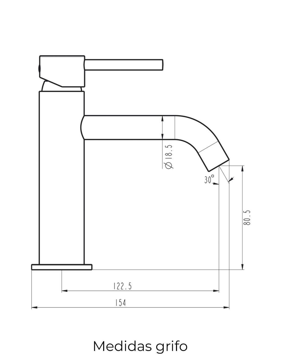 Смеситель SIRIO для умывальника, белый цвет 2