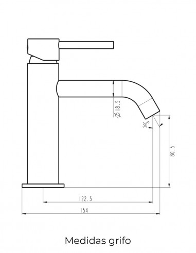 Смеситель SIRIO для умывальника, матовый никель 4