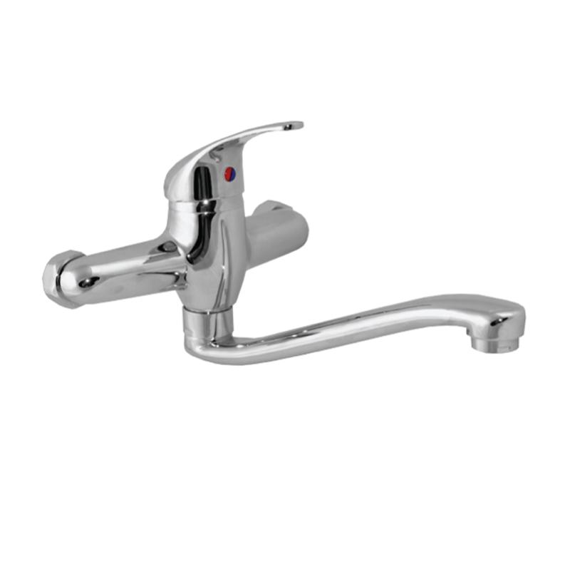 Змішувач для умивальника Kroner Mixie настінний хромований 1