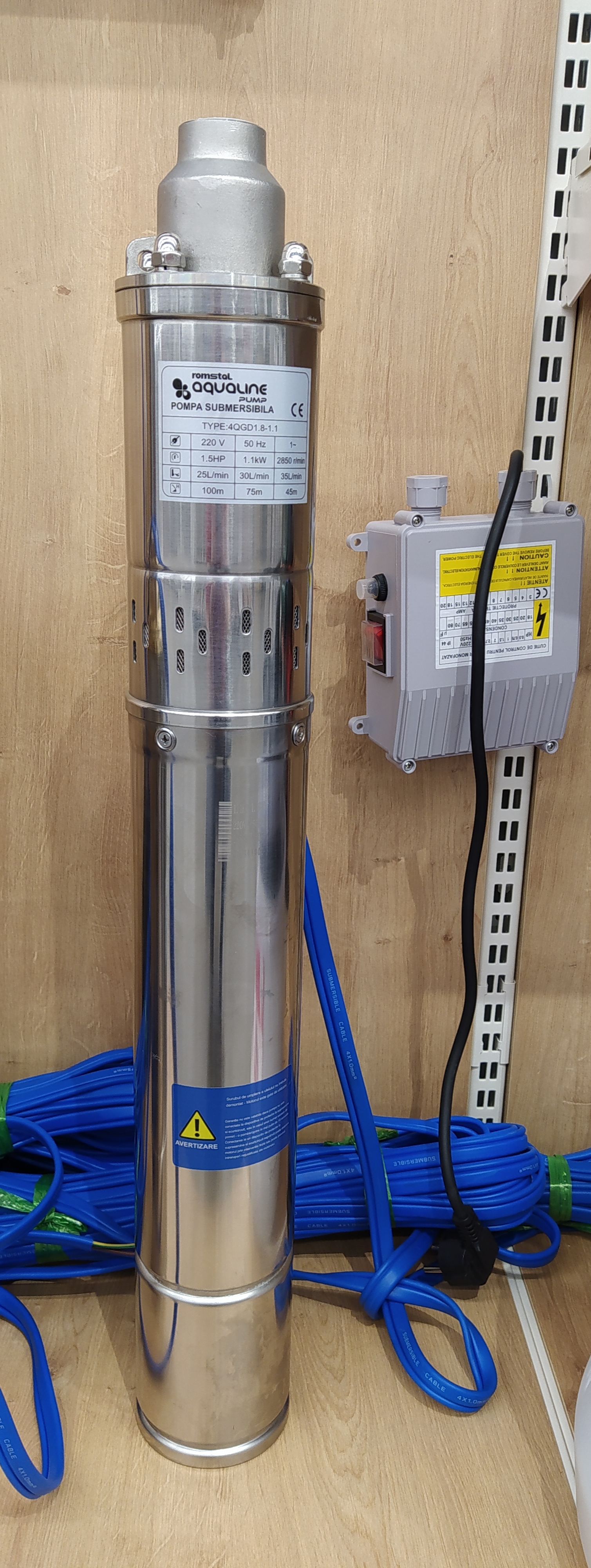 Насос свердловинний Romstal AquaLine 4QGD 1.8-1.1 1