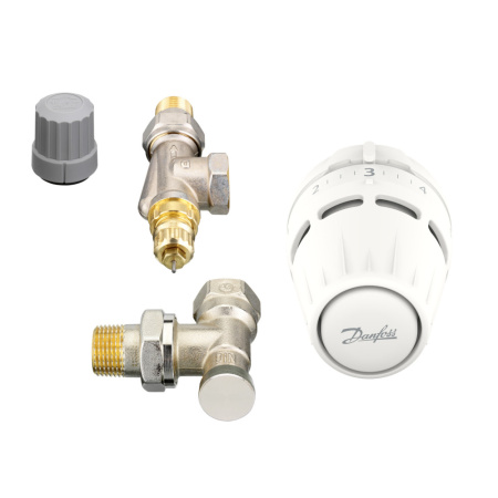 Комплект Danfoss Regus для радиатора с боковым подключением RA+RA-FN+RLV-S 1/2 Комплект Danfoss Regus для радиатора с боковым подключением RA+RA-FN+RLV-S 1/2