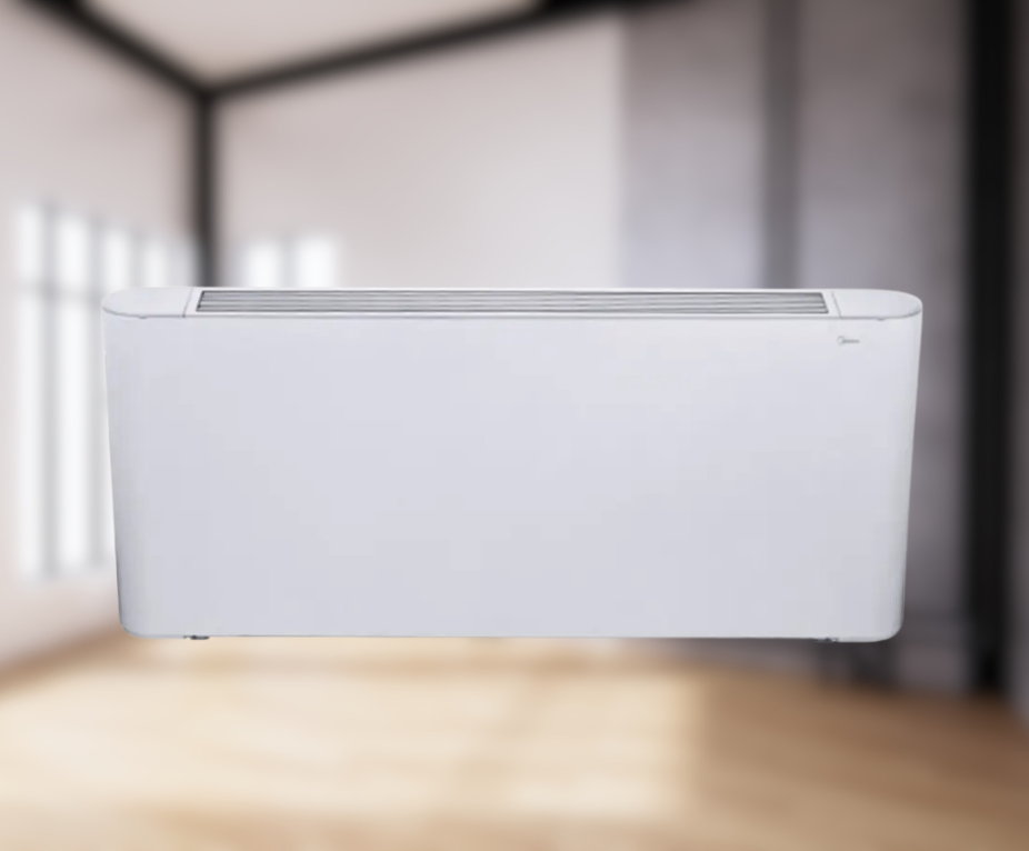 Фанкойл Midea підлогово-пристінний MKH2-350-R3 корпусний 3.85kW/3.7kW 2