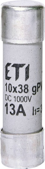 Запобіжник ETI CH CH10x38 IEC gPV DC 1000V 13A для сонячних панелей 1