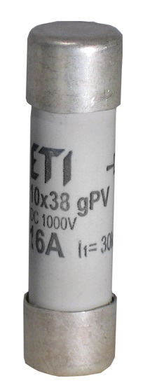 Запобіжник ETI CH10x38 UL gPV DC 900V 25A для сонячних панелей 1