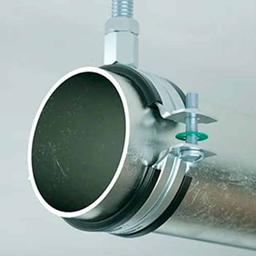 Хомут Walraven 2S з гумовою ізоляцією M8/10 62-67 мм 2