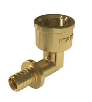 Отвод латунный Kan-therm UltraLine 90° ВР 16х1/2