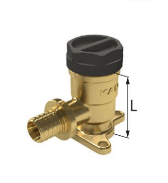 Відвід фіксований латунний Kan-therm UltraLine ВР 16х1/2