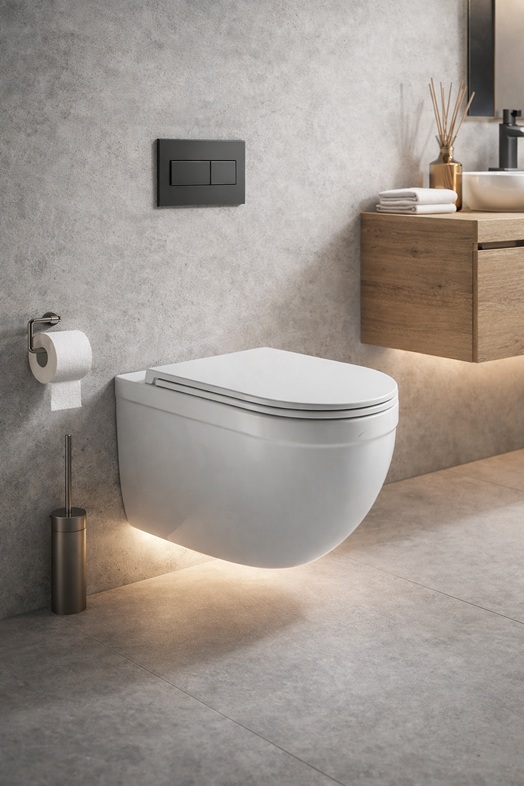 Підвісний унітаз Romstal Round Tornado 53 см 2