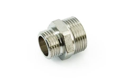 Ниппель редукционный General Fittings латунный 1.1/2 Ниппель редукционный General Fittings латунный 1.1/2