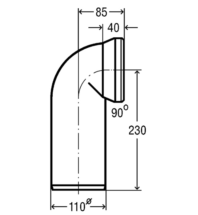 Коліно для унітаза 90° Viega 3811 2 Коліно для унітаза 90° Viega 3811 2