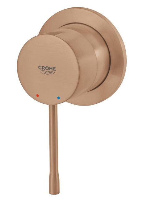 Одноважільний змішувач для душу Grohe Essence прихованого монтажу теплий захід сонця 2