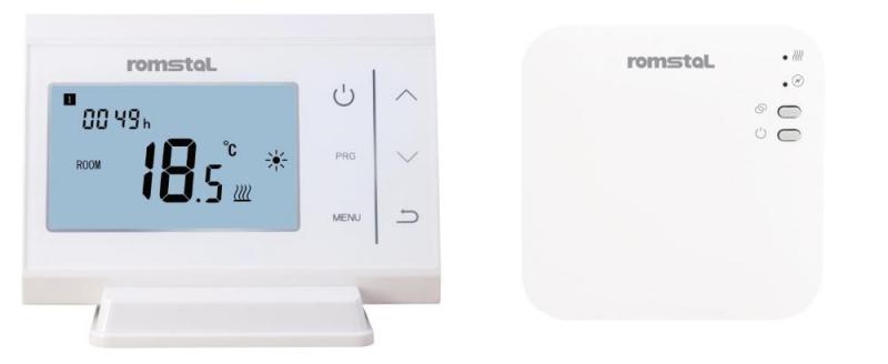 Програмований термостат Romstal EcoHeat 300 RWT11 бездротовий 1