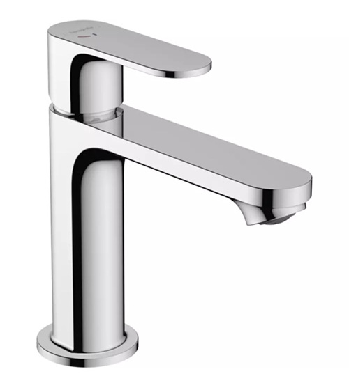 Змішувач для раковини Hansgrohe Rebris S CoolStart EcoSmart зі зливним гарнітуром 1