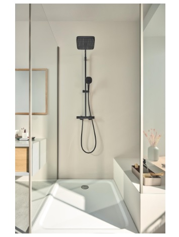Душевая система с термостатом Grohe Tempesta System 250 Cube для настенного монтажа 4