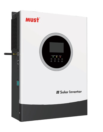 Гибридный инвертор Must PV18-3624 PREM 3.6 кВт одна фаза 24В PV400V MPPT 100A Wi-Fi 1