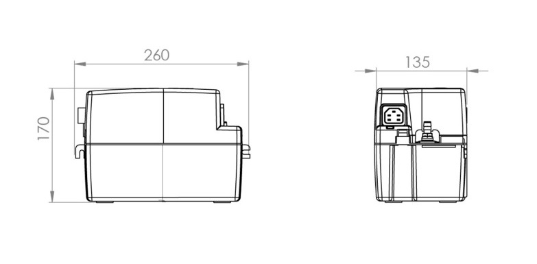 Дренажный насос для отвода конденсата SFA Sanicondens Pro V2 2