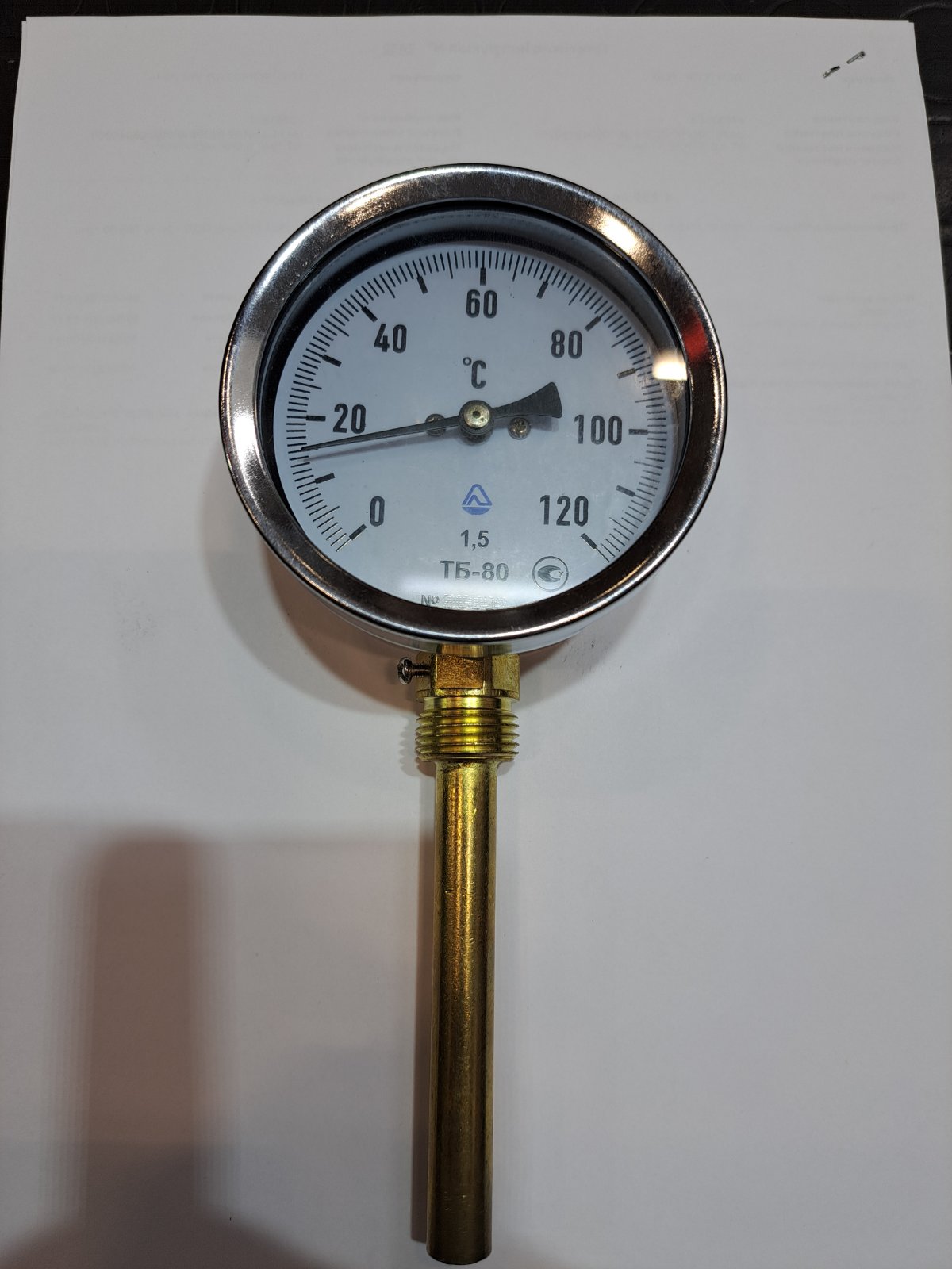 Термометр ТБ- 80-100 0+120-1,5-Р (радіальний) ТУ У 33.2-14307481-033:2005 2