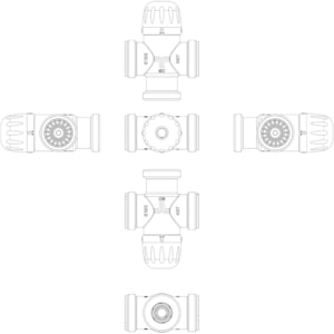 Термостатичний змішувальний клапан Danfoss TVM-W DN 25 2