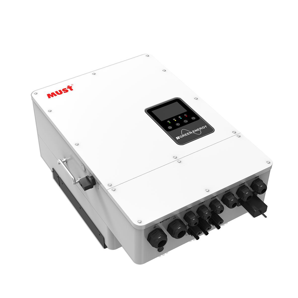 Гібридний трифазний інвертор Must PH11, 16 кВт 48В PV450V 2х MPPT 120A Wi-Fi 3