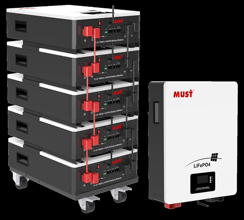 Аккумулятор Must LiFePO4 LP18 PRO 51.2V 100Ah 5 кВт/час 1