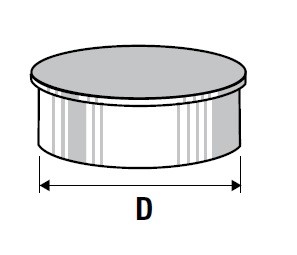 Заглушка полипропиленовая для внутренней канализации Valrom D 40 мм 2