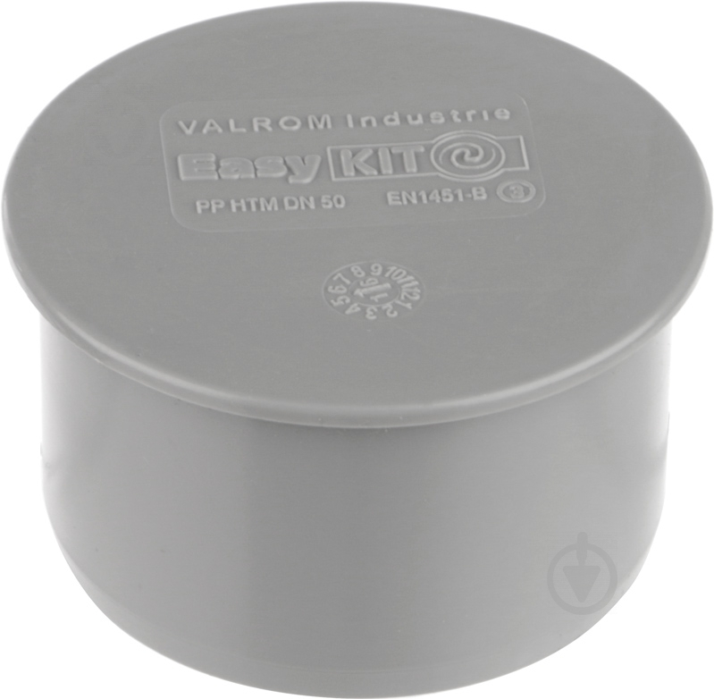 Заглушка полипропиленовая для внутренней канализации  Valrom D 50 мм 1