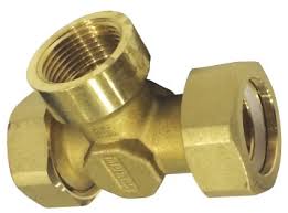 Тройник Fixlock из латуни для трубы Inoflex ВР 3/4