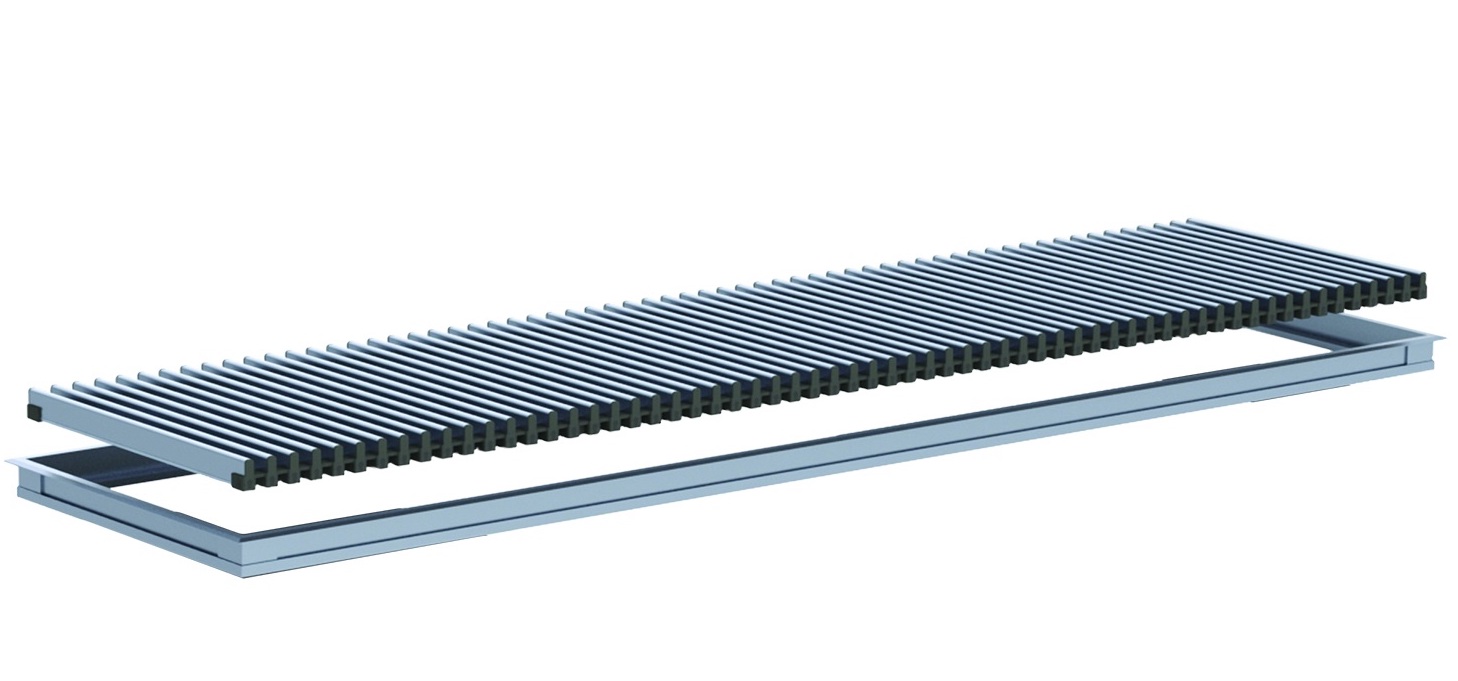 Комплект S 200/2000 (рамка ZL+решетки НТ) Carrera Сатин 1