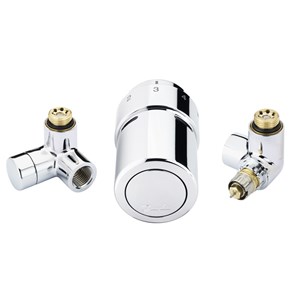 Комплект для подключения к радиаторам RXT-set, подкл. справа, хром 1