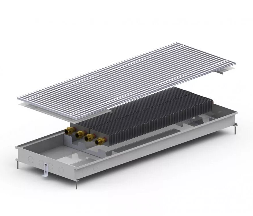 Конвектор внутрип. C2(Inox) 2 теп-ка 380/3000/ 65 Carrera 1